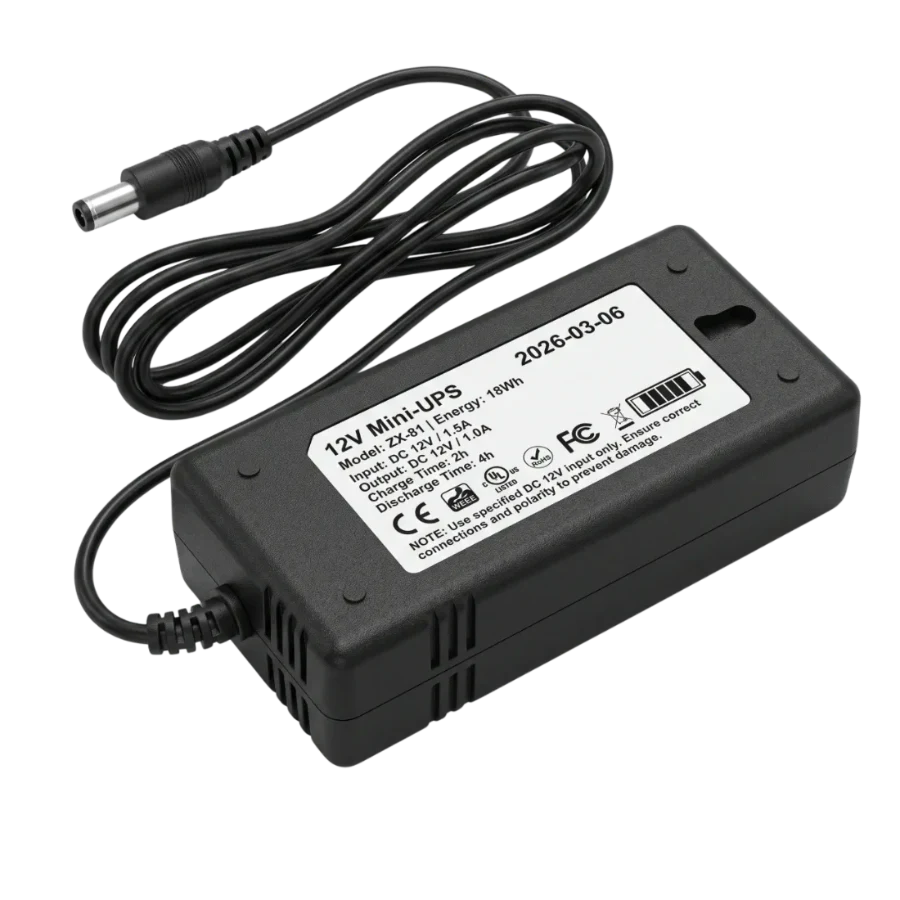 Zasilacz awaryjny Mini UPS 12 V — Zasilacze BioSys