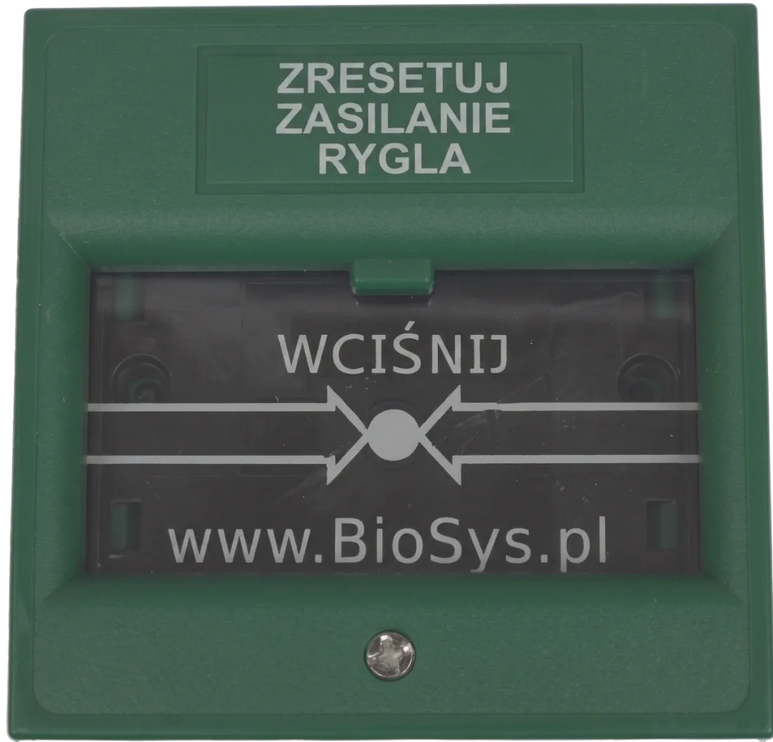Przycisk ewakuacyjny BS-APW-1-S — Przyciski otwarcia i ewakuacji BioSys